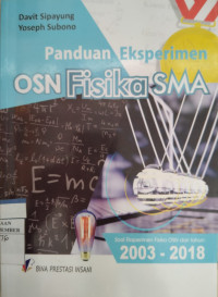 Image of Panduan eksperimen OSN Fisika SMA